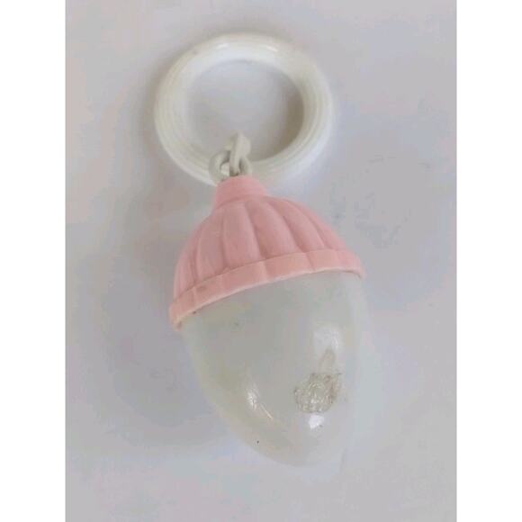 Vintage Knickerbocker Duck & Acorn Rattle Bunny Teether USA Japan 60s Baby Lot - Picture 9 of 16